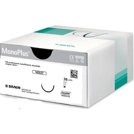 Szwy chirurgiczne - MonoPlus®1/2 kola 3/0(2) HR 22 70 cm - Fioletowe - wchlanialne -36 szt.
