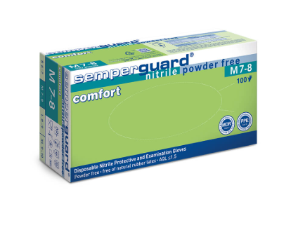 Protects Clinic Nitrile Light/SEMPERGUARD NITRILE COMFORT roz. S, 100 szt.