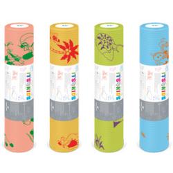 Rolki medyczne bibulowo-foliowe dla dzieci 51 cm x 40 m, perforacja co 50 cm, NIEBIESKIE