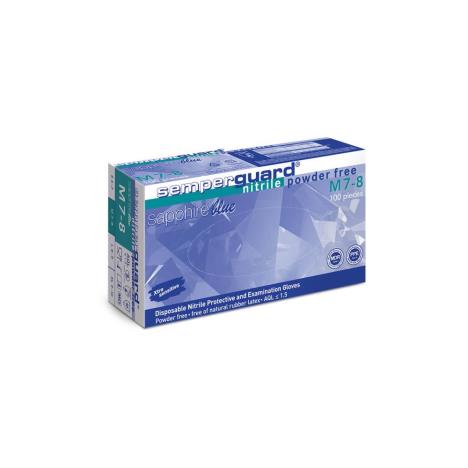 SEMPER Guard Rekawice diagnostyczne nitrylowe,PF roz. S, op. 200 szt 