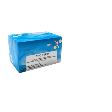 THC test Strip (czulosc: 50 ng/ml), paski testowe, 10 szt. 
