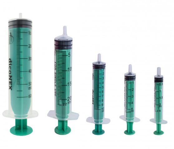 Strzykawka iniekcyjna dicoNEX typu Luer, 3-czesciowa, sterylna 5 ml, 100 szt. 