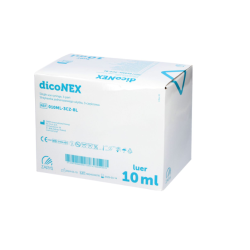 Strzykawka iniekcyjna Diconex typu Luer, 3-cz., sterylna 10 ml, 100 szt. 