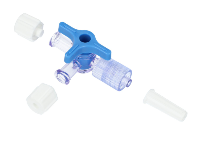 Kranik trójdrozny sterylny