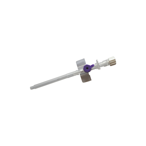 Kaniula dozylna fioletowa wenflon 0,6x19mm, 26G z portem