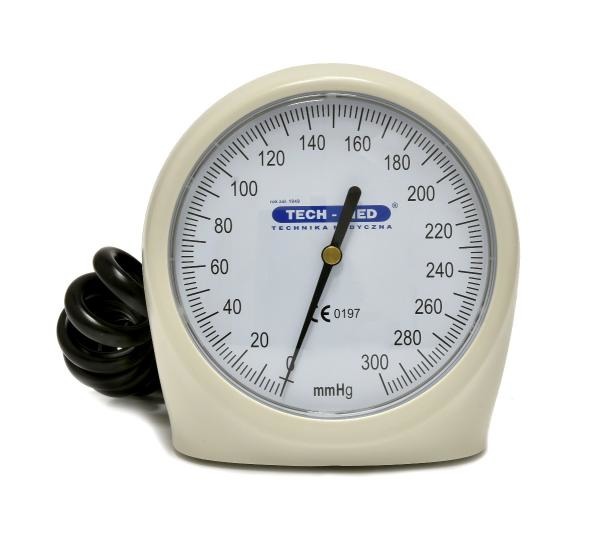 Ciśnieniomierz zegarowy TM-H biały