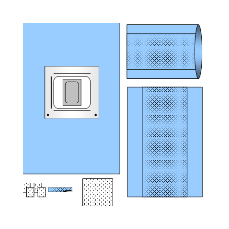 Zestaw serwet do cięcia cesarskiego