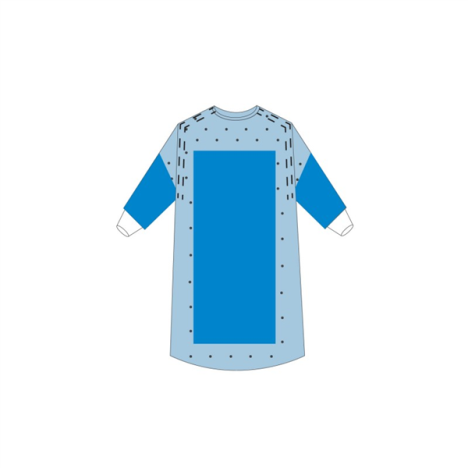 Fartuch chirurgiczny jałowy STANDARD PLUS z wstawkami nieprzemakalnymi, rozmiar M + 2 ręczniki - 1 szt.