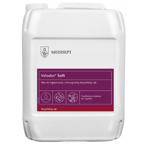  Velodes soft 5L - płyn do dezynfekcji rąk 