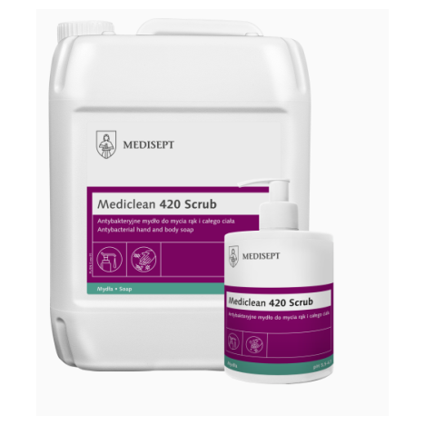 Mydło antybakteryjne Mediclean 420 Scrub - 0,5L