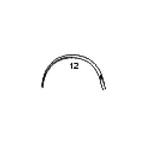 Igła chirurgiczna okrągła, 1/2 koła, nr. 12 - 12 szt.