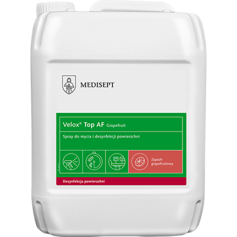 Velox Top AF - 5L -Płyn do dezynfekcji powierzchni grapefruitowy