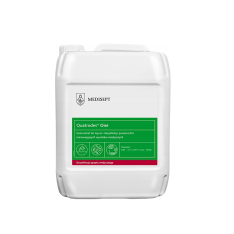Quatrodes One Koncentrat do mycia i dezynfekcji powierzchni nieinwazyjnych wyrobów medycznych 5L