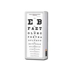 Całościowo podświetlana tablica okulistyczna z pilotem