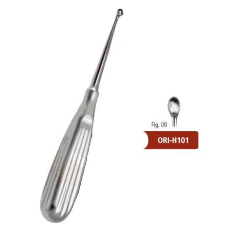 Łyżeczka zębodołowa Volkmann fig. 00, dł. 17 cm, śr. 4,4mm - 1szt.