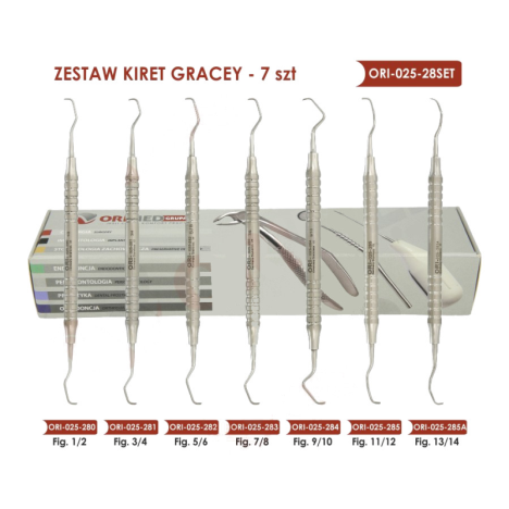 Zestaw 7 szt. kiret Gracey, rączki ergonomiczne