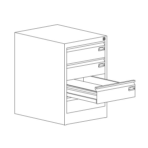 Szafka kartotekowa Szk 116 do przechowywania książeczek rejestru medycznego