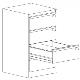Szafka kartotekowa Szk318/4 cztero szufladowa