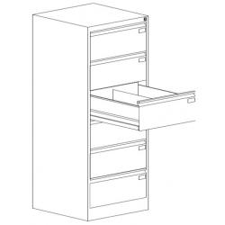 Szafka kartotekowa Szk318/6 sześcio szufladowa