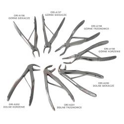 Zestaw kleszczy do zębów mlecznych 7 szt.