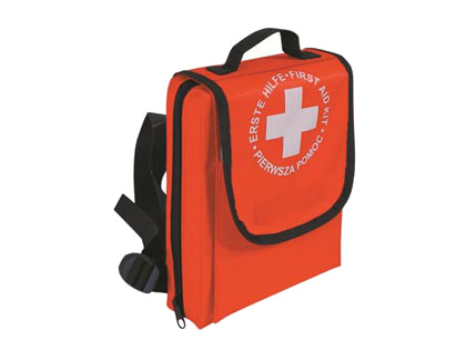 Apteczka „Szkolna 1” w plecaku z tkaniny wodoodpornej