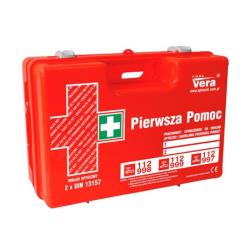 Przemysłowa apteczka pierwszej pomocy „Top 20 Plus 2 x DIN13157” w walizce z tworzywa ABS