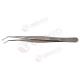 Pęseta mikrochirurgiczna z oczkiem do szycia Ø 1,6 mm, dł. 15 cm