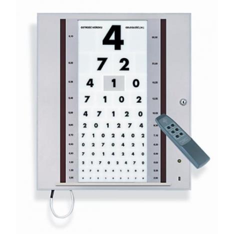 Podświetlana Tablica Okulistyczna 