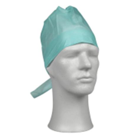 Czepek typu furażerka, zielony, 27g/m2, op. 100 szt. 