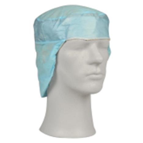 Czepek dla osób z dłuższymi włosami, niebieski, op. 50 szt.