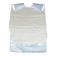 Jednorazowe śliniaki z taśmą samoprzylepną oraz odwracalną kieszonką - 15703538764585, 100 szt.