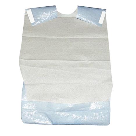 Jednorazowe śliniaki z taśmą samoprzylepną oraz odwracalną kieszonką - 15703538764585, 100 szt.