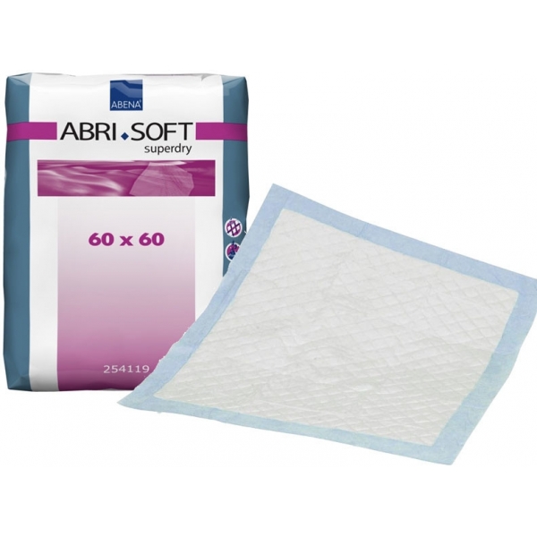 Podkłady jednorazowego użytku Abri Soft Superdry - 60x60 cm, 60 szt.