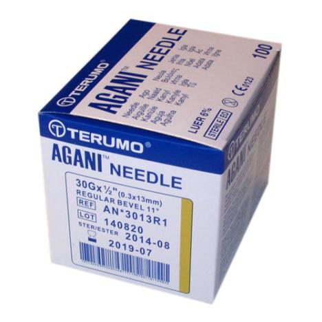 Terumo Agani - igły iniekcyjne 0,3 x 13 mm; 30 G - 100 szt.