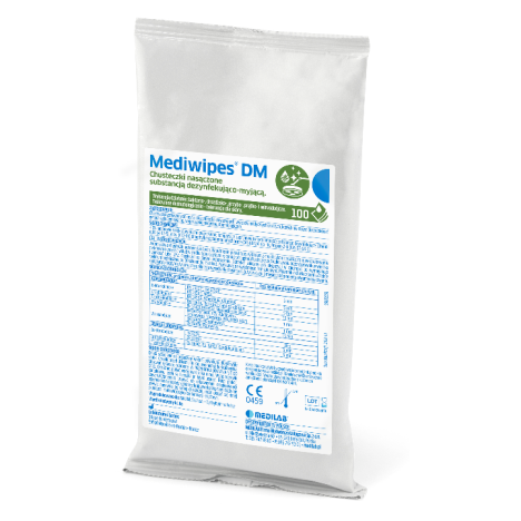 Chusteczki Mediwipes DM 100 szt. - wkład uzupełniający