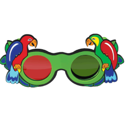 Okulary czerwono zielone do testu TNO - pediatryczne