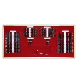 Kaseta szkieł próbnych CT4309 A/B (158 szkieł)