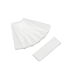 Szkiełka mikroskopowe  z polem do opisu 1/4, BIAŁY