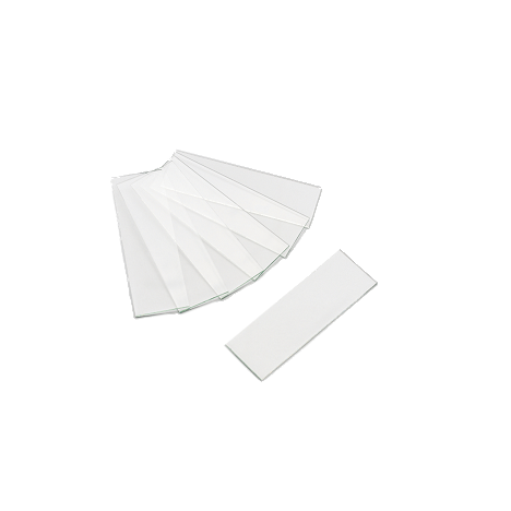 Szkiełka mikroskopowe  z polem do opisu 1/4, BIAŁY