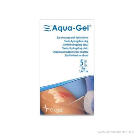 Sterylny opatrunek hydrożelowy Aqua- Gel, Ø 6,5 cm