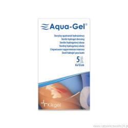 Sterylny opatrunek hydrożelowy Aqua- Gel, 6 x 12 cm, 1 szt.