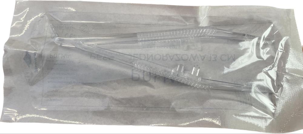 Pęseta medyczna, sterylna 13 cm