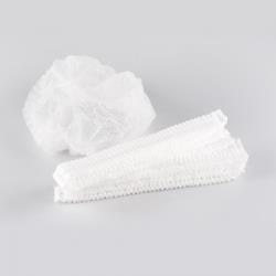 Czepek pielęgniarski typu CLIP kolor biały - 100 szt.