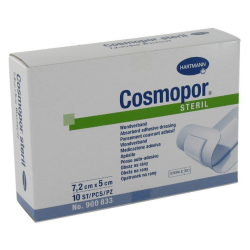 Opatrunek pooperacyjny jałowy Cosmopore E 7,2 cm x 5 cm, op. 50 szt.