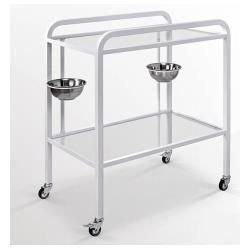 Stolik zabiegowy z miskami