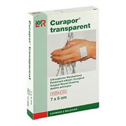 CURAPOR Transparent 7 x 5 cm opatrunek wodoodporny, 5 szt.