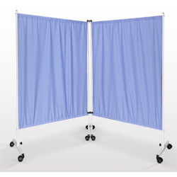 Parawan dwuskrzydłowy, zasłona bawełniania