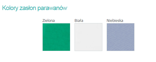 Parawan dwuskrzydłowy, zasłona bawełniania