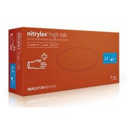 Nitrylex HIGH RISK,  PF NITRILE, rozm. L, 100 szt.