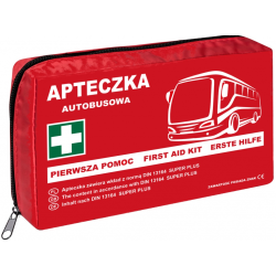 Apteczka autobusowa w saszetce DIN 13164 PLUS